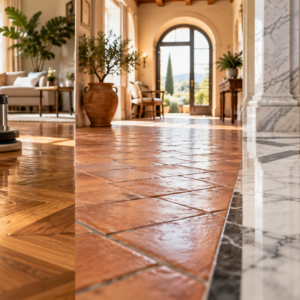 Pavimenti in parquet, cotto, marmo: tutti i segreti per conservarli bellissimi nel tempo