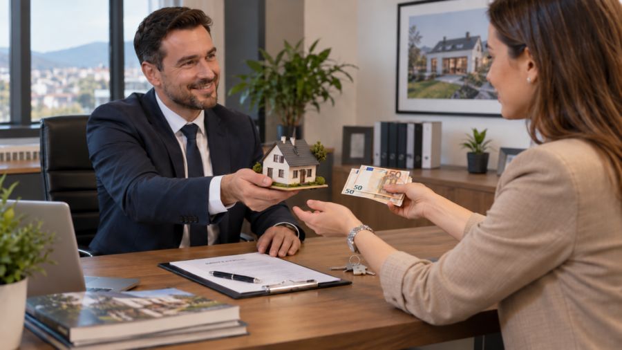 Che provvigione riconosco all’agente immobiliare per vendita o affitto di casa?