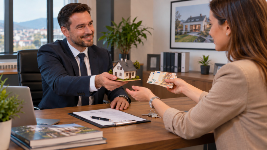 Che provvigione riconosco all’agente immobiliare per vendita o affitto di casa?